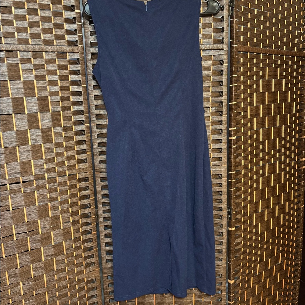 SHEIN Navy Midi Dress